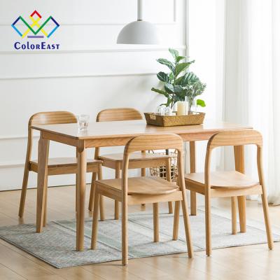 China (Other) Modern Adjustable Nordic Dining Table All Apartment Solid Wood Table Home Dining Table CEDT002 for sale