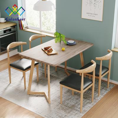 China (Others) Factory Price Adjustable Cheap Elegant Dining Room Furniture Set Wooden Adjustable Dining Table CEDT012 for sale