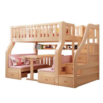 China Modern Children's Bed Bedroom Furniture Bunk Bed With Table Baby Furniture Single Bed CELB012 for sale