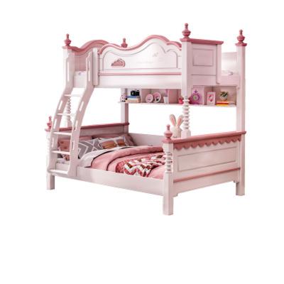 China Factory Outlet Modern Furniture Children's Bunk Bed Stairs With Ladder Slide Height Bed CELB014 for sale