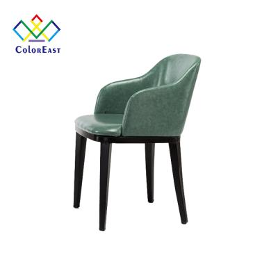 China Italian Dining Chair Leather Seat CECL020 (Other) Adjustable Chair Modern Minimalist Octagonal Chair Style for sale