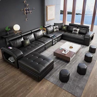 China U-Shaped Sofa Set Furniture Living Room 7 Seater Fabric Combination Removable Cover Furniture Sofa CEFS010 for sale