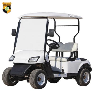 China Hot Selling Club Car Golf Buggy 2 Wheel Mini Single Seat Electric Golf Cart 2 Seater 165-70-R13 for sale