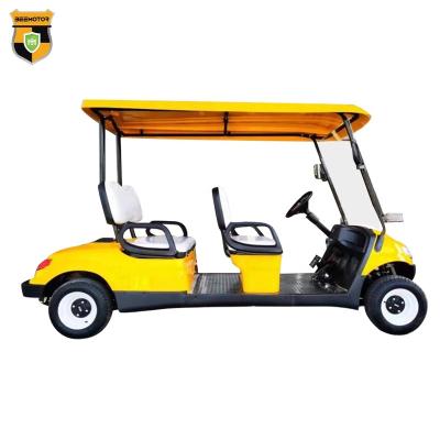 China Factory Price Mini Personal Electric Golf Cart 30KM/H Police Single Electric Golf Cart 4 Seater 165-70-R13 for sale