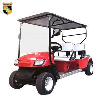 China Factory Price Mini Off Road Electric Golf Cart 30KM/H Police Single Electric Golf Cart 4 Seater 165-70-R13 for sale