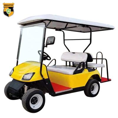 China China Manufacturer Mini Off Road Police Golf Cart 30KM/H Electric 4 Seater Electric Golf Cart 48Volt 165-70-R13 for sale