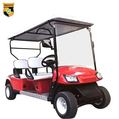 China Factory Price Single Off Road 4 Seater Golf Cart 30KM/H 4 Seat Electric 165-70-R13 for sale