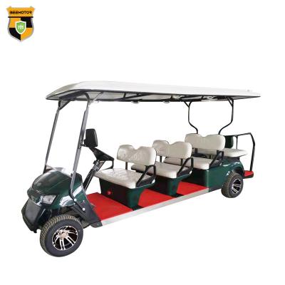 China Best Price Electric Club Car 8 Seater Golf Cart 48V Fast Single Electric Golf Carts For Sale 165-70-R13 for sale