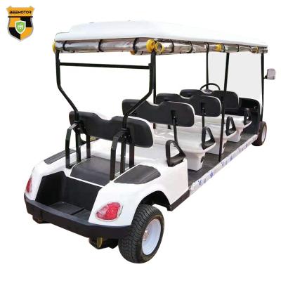 China Highest Product 8 Seater Golf Trolley Police Single Fast Luxury Electric Golf Cart For Sale 165-70-R13 for sale