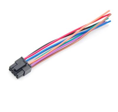 China Electronic Molex 43025-0800 Dual Row 8 Terminal 3.0mm Pitch Wire Harness With PVC 1007 22awg Cable for sale