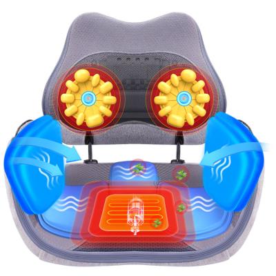 China Back Body Neck Massage Lumbar Cushion Kneading Electric Massage Chair Cushion Pillow for sale