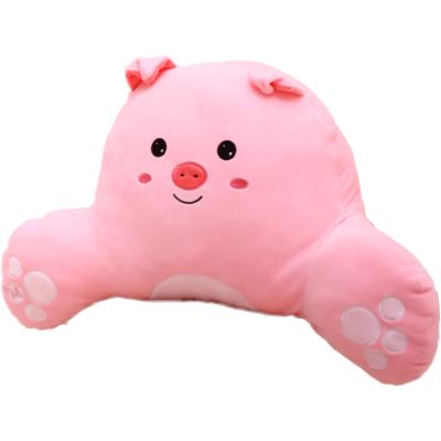 China Multifunctional Electric Pillow Home Lumbar Abdomen Massager Cartoon Cushion Body Plush Back Massager for sale