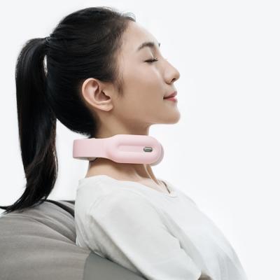 China Hot Electric Remote Control Massager Smart Electric Cervical Pain Relief Neck Pulse Neck Compress Electric Neck Massager for sale