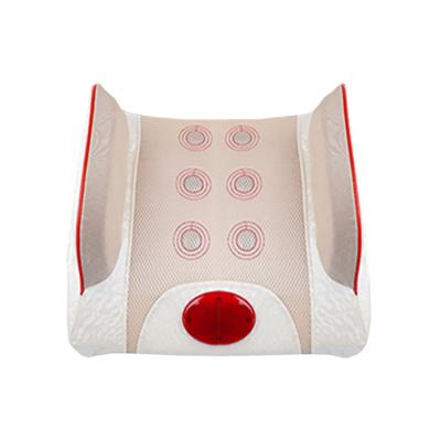 China Kneading Body Shiatsu Heat Vibrating Neck Shoulder Electric Back Massager Pillow for sale