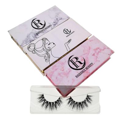 China Newest Style Long Natural Private Label Eyelash High Quality Seller Customized Boxes for sale