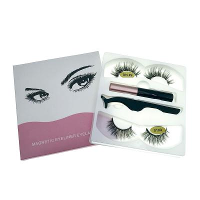 China Wholesale High Quality Private Label Natural Mink Eyelashes Magnetic Lashes 25mm 3d for sale