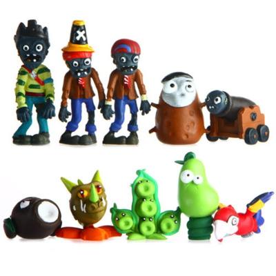 China Cartoon toy factories vs zombies 2 game action number toy set plastic toy gift for kids chain home main decoration&car decoration for sale