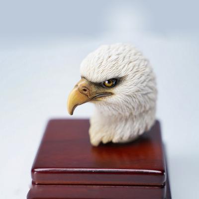 China The Other American Pride Bald Eagle Standing on the Tree Resin Statue Figurine for Home Decor for sale