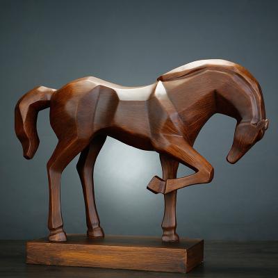 China China hot bucking horse collections white horse figurines for home&garden decoration for sale