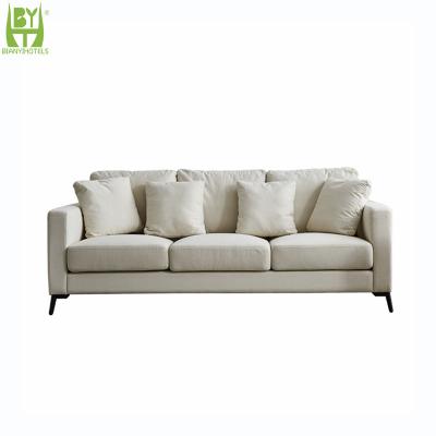 China White Furniture Comfortable Luxury Home Living Room Leather Sofa Set For Hotel for sale