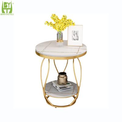 China High End Comfortable Hot Sales Decorate Round Living Room Hotel Storage Marble Desk for sale