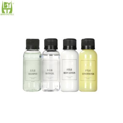 China Hotel Amenities Factory Supply Exquisite Disposable Hotel Shampoo Bath Set Disposable Amenities Set for sale