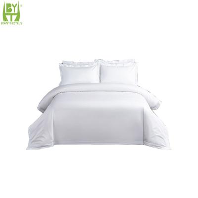 China Factory Price Anti-static Hotel Bed Sleep Supplies Sheet Sheet White Bedding Set for sale