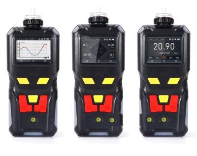 China Zetron MS400-4 Portable 4 in 1 Gasdetektor O2 CO H2S LEL Verbrennbarer Toxischer Gasmonitor für die industrielle Sicherheit zu verkaufen