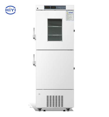 China -25℃ 300W Combined Refrigerator And Freezer Direct Cooling Forced Air Cooling for sale