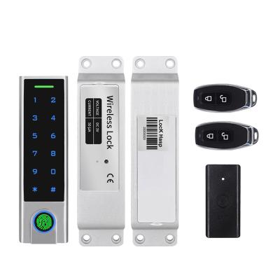 China Desktop Metal / Wooden Door Waterproof Secukey Wireless Smart Fingerprint DIY Door Lock Support Biometric Password, 125KHz EM Card, Finger Pirnt for sale