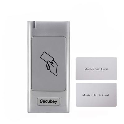 China Secukey 2000 standalone waterpoof rfid door access control reader with remote for sale