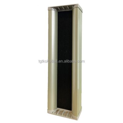 China NO IPX6 OEM active column speaker public address system for school station 20W 30W 40W 8ohms column speaker for sale