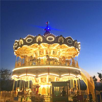 China Experienced Theme Park Cheapest Amusement Park Direct China Manufacturer Ride Merry Go Round Carousel Horse Ride For Sale for sale