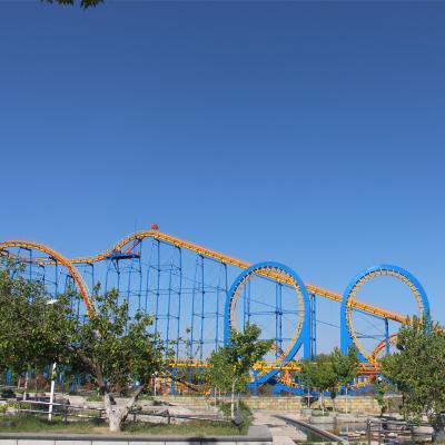 China big type new type coaster trick ring roller coaster customized by exciting fashion safe 6 roller coaster for sale