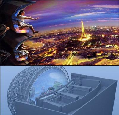 China Flying Theater VR Cinema Topdome Flying VR Cinema VR Cinema for sale