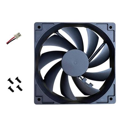 China DC 12V Brushless 2PIN Fan Quiet Design 120mm CPU Computer Case Cooling Fan Without LED Light Customized High Speed ​​For Case for sale