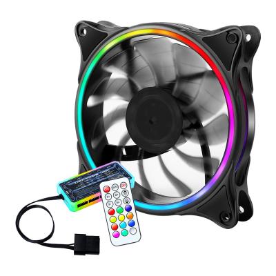 China Custom Fans Factory OEM RGB Electric Fans For PC Computer Case With RGB LED Lights CPU Cooler Fan for sale