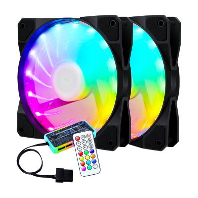 China RGB Fans for Low MOQ RGB Fans 120mm Computer Case Fan Custom CPU Cooler Master PC Fans for sale