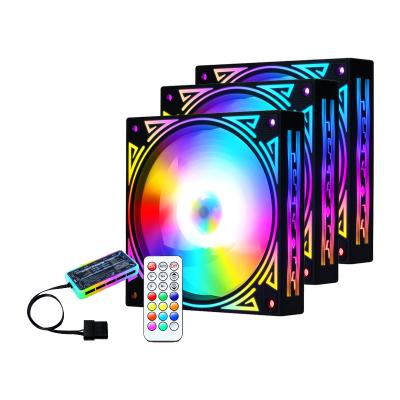 China Wholesale Custom RGB Fan OEM RGB Fan Computer Case RGB Cooler Fans For CPU for sale