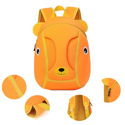 China Fashionable Waterproof Neoprene Waterproof Kindergarten Cartoon Custom Kids Bags Backpacks for sale