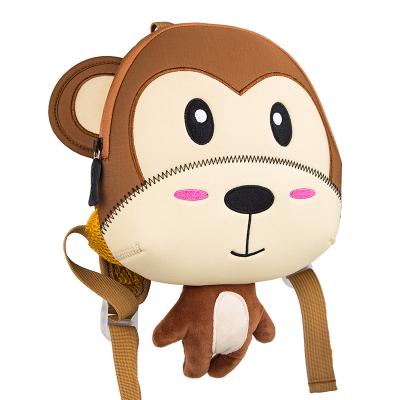 China Custom 3D Neoprene Animal Kid Waterproof Mini Toddler Backpack Lightweight Toddler Raincoat for sale