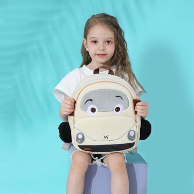 China Factory Wholesale Cute Eco-friendly 3D Cartoon Toddler Shoulder Bag Plush Backpack For Kids for sale