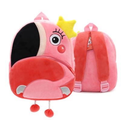 China Wholesale Anti-theft Plush Light Cute Cartoon Kindergarten Bag 3D Custom School Bag For Children for sale