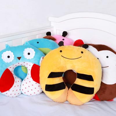 China Hot Selling Custom Cute Animal Soft Neck Cartoon Travel U Shaped Pillow for sale