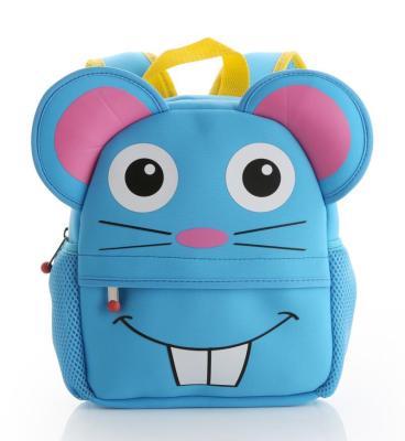 China Anti Theft Cheap Promotional Kids Backpack Girls Neoprene Materials Backpack for sale