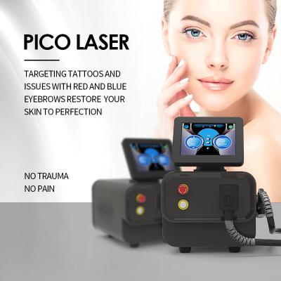 China Máquina de eliminación de tatuajes con láser Q Switch 1064 532nm ND YAG Laser en venta