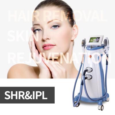 중국 2 Handpieces IPL 레이저 장비, Flexble 스크린 머리 제거 SHR IPL 기계 판매용