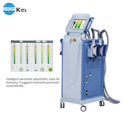 China Non-invasive 4 Handles Vacuum Cryolipolysis Body Quick Slimming Machine for sale