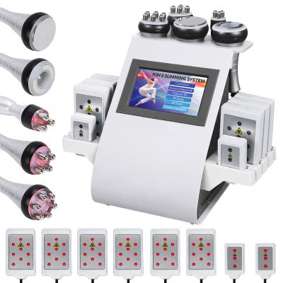 China Advanced 6-In-1 Lipo Laser Slimming Machine With RF Cavitation Vacuum for sale