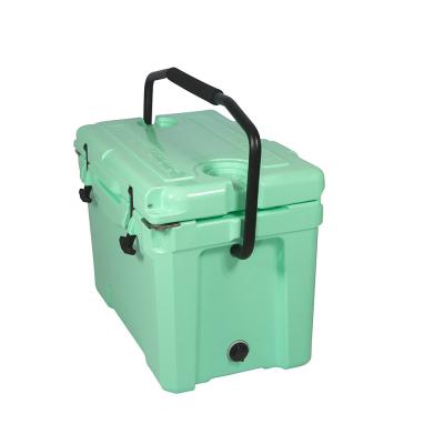 China Waterproof Rotomolded Box Ice Chest Cooler Coolers With PU Insulation For Camping for sale